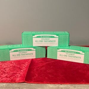 Dr. Bronner’s All-One Toothpaste Pack of 3 Spearmint Adults Vegan